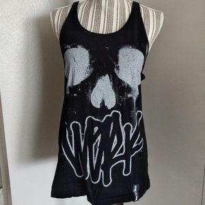 Flag Nor Fail Skull Tank